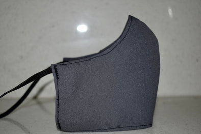 Pent Face Mask ,Gray, Washable, Reusable.