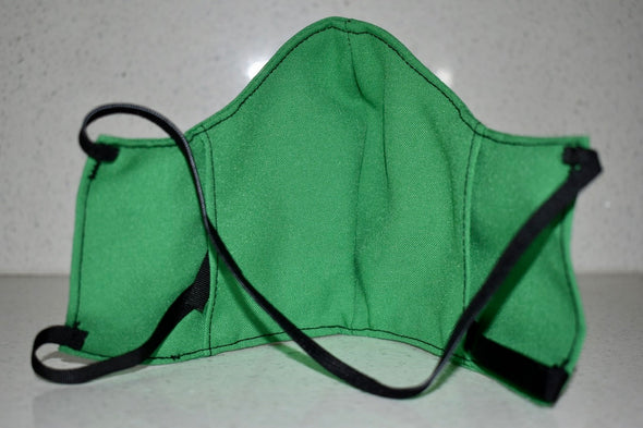 Pent Face Mask , Lime Green, Washable, Reusable.